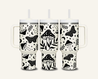 Mushroom Tumbler with Side Handle